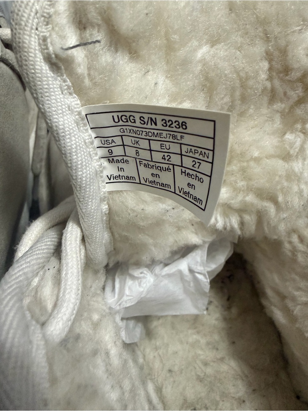 UGG Boot Interior Label - Picture 2 of 5